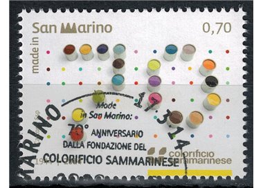 SAN MARINO 2014 Sammarinese paint factory us