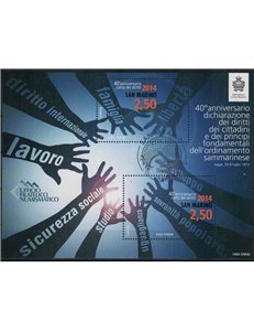 SAN MARINO 2014 Dichiarazione dei diritti BF us