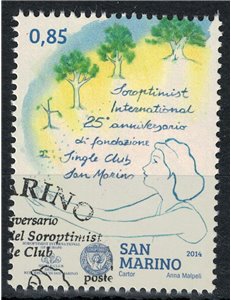 SAN MARINO 2014 Soroptimist international single club us