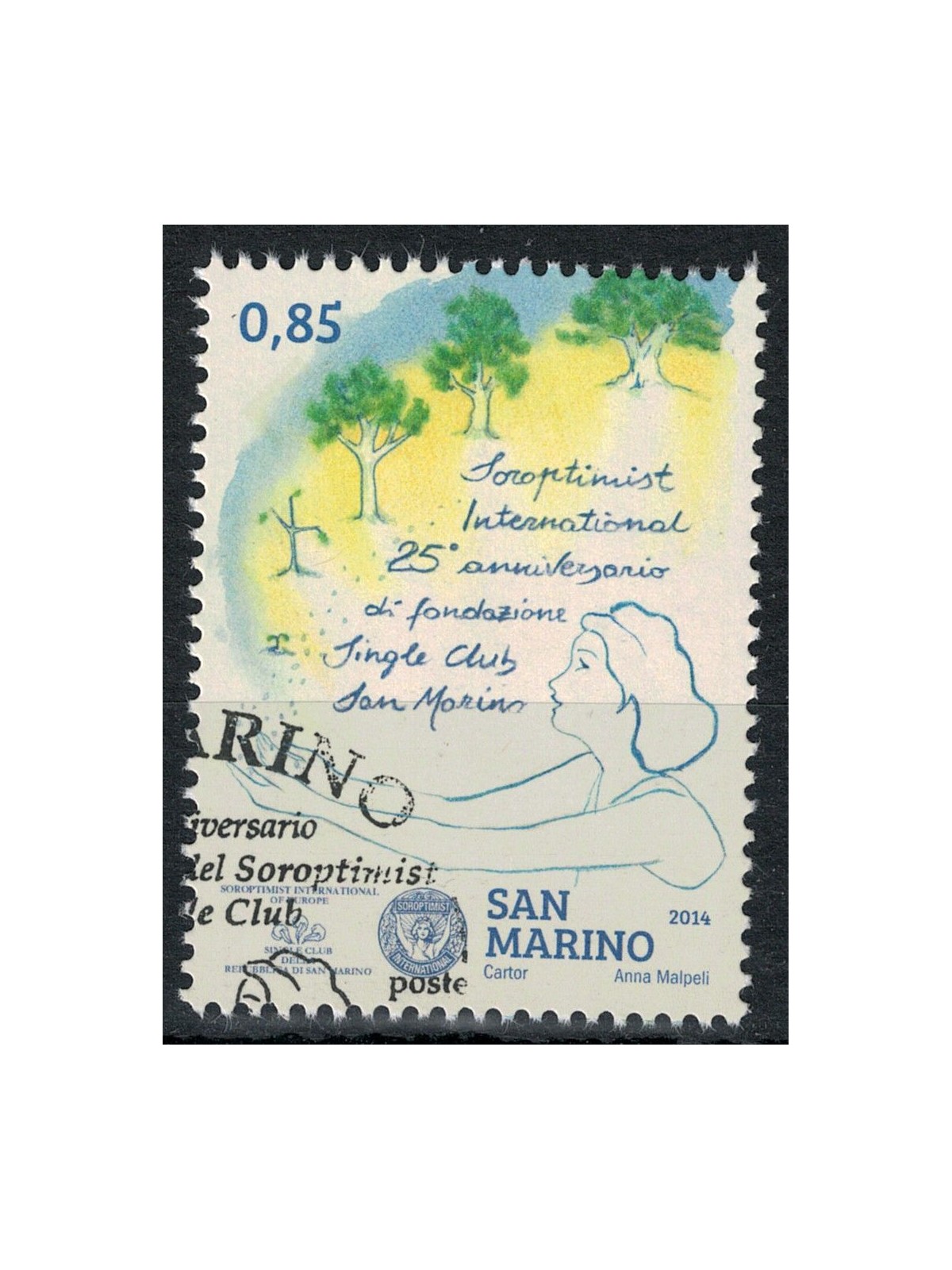 SAN MARINO 2014 Soroptimist international single club us
