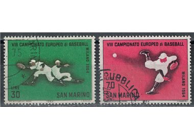 SAN MARINO 1964 Baseball Championships 2v us