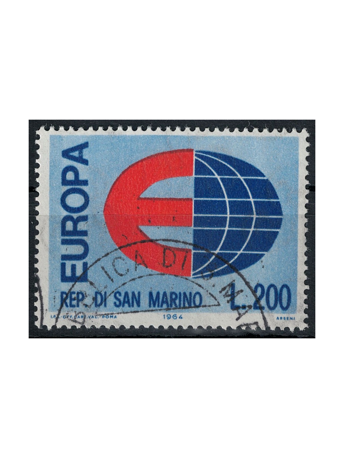 SAN MARINO 1964 Europa us