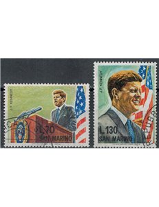 SAN MARINO 1964 J. F. Kennedy 2v us
