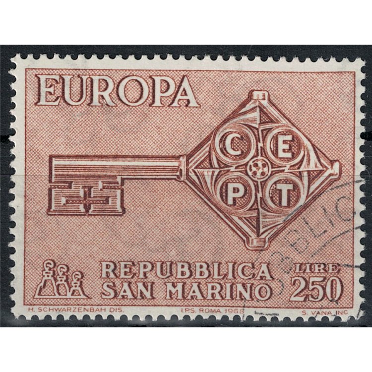 SAN MARINO 1968 Europa us