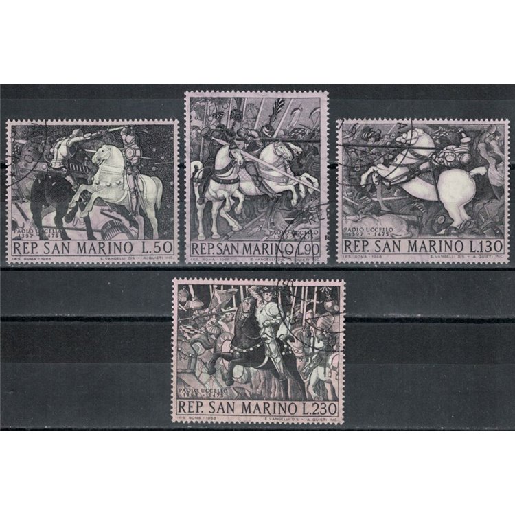 SAN MARINO 1968 Paolo Uccello 4v us
