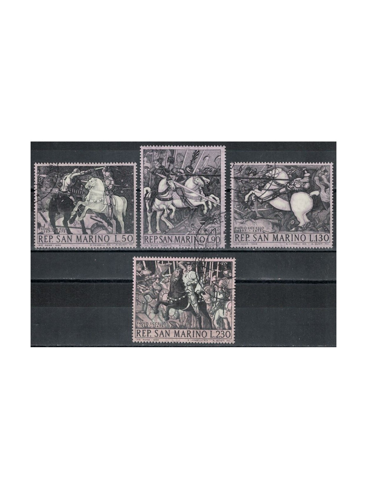 SAN MARINO 1968 Paolo Uccello 4v us