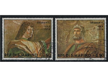 SAN MARINO 1969 Paintings by Bramante 2v us