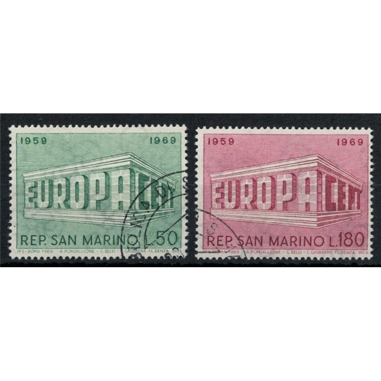 SAN MARINO 1969 Europa 2v us