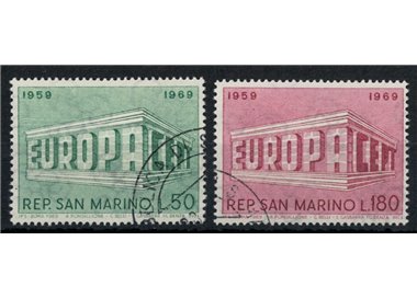 SAN MARINO 1969 Europa 2v us