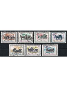 SAN MARINO 1969 Carriages of the 1800s 7v us