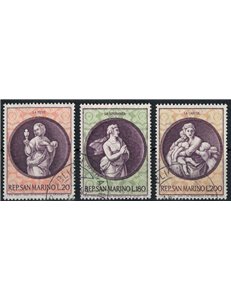 SAN MARINO 1969 Christmas 3v us