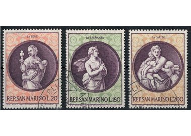 SAN MARINO 1969 Christmas 3v us