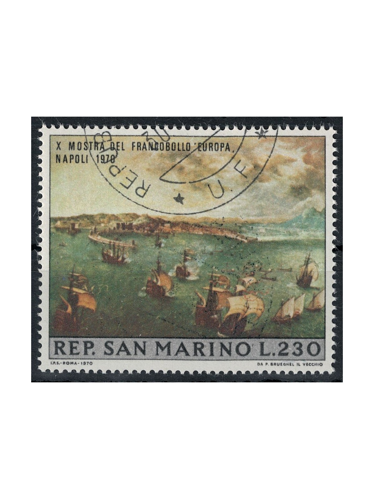 SAN MARINO 1970 Mostra del francobollo Europa us