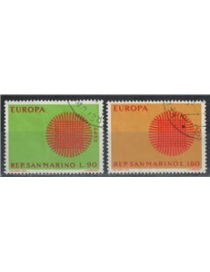 SAN MARINO 1970 Europa 2v us