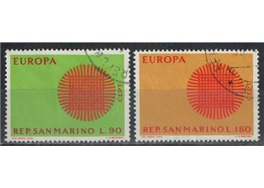 SAN MARINO 1970 Europe 2v us