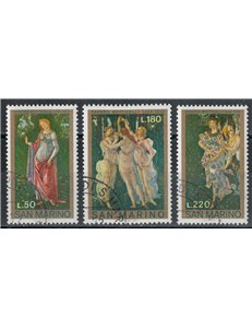 SAN MARINO 1972 Botticelli 3v us