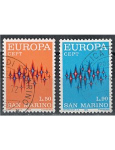 SAN MARINO 1972 Europa 2v us