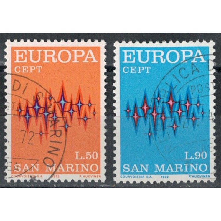 SAN MARINO 1972 Europa 2v us