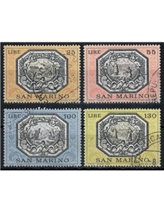 SAN MARINO 1972 Allegories of San Marino 4v us