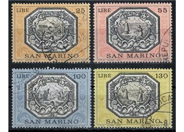 SAN MARINO 1972 Allegorie di San Marino 4v us