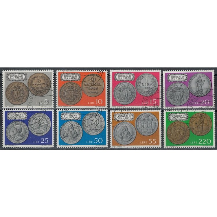 SAN MARINO 1972 Monete di San Marino 8v us