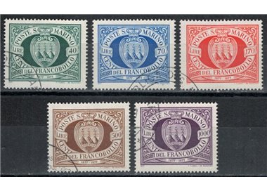 SAN MARINO 1977 Centenary of the 5v US stamp