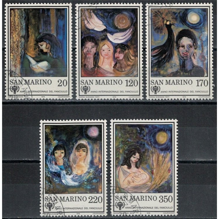 SAN MARINO 1979 Anno del fanciullo 5v us