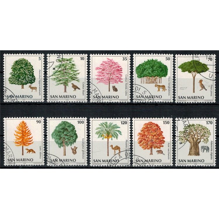 SAN MARINO 1979 Nature to be saved 10v us