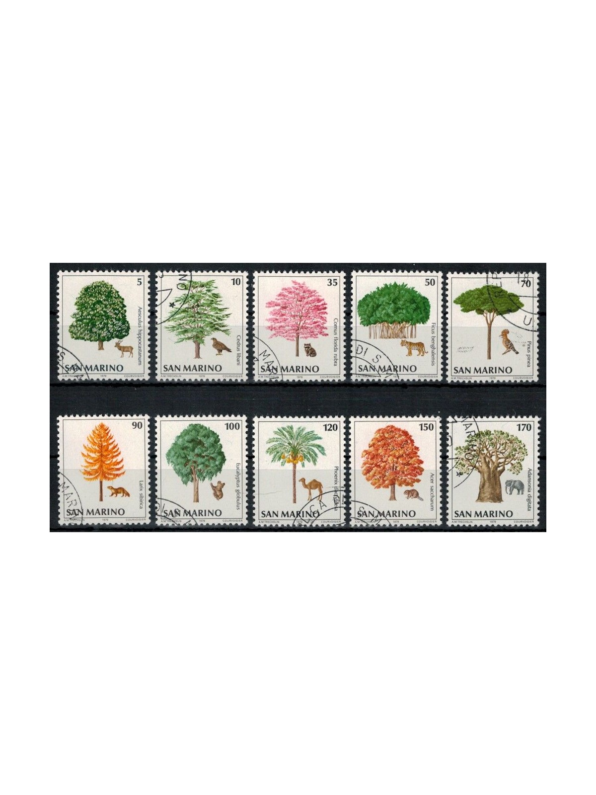 SAN MARINO 1979 Nature to be saved 10v us