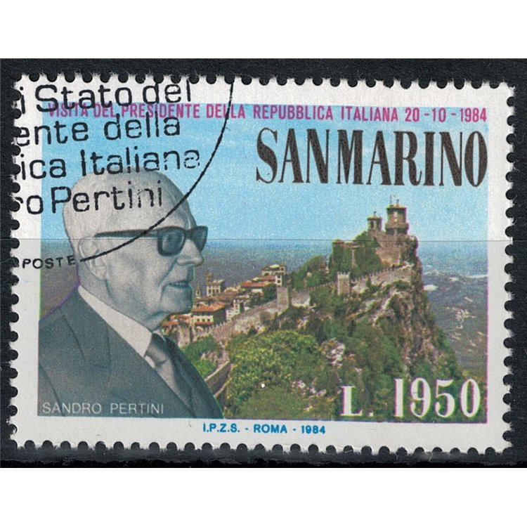 SAN MARINO 1984 Sandro Pertini us