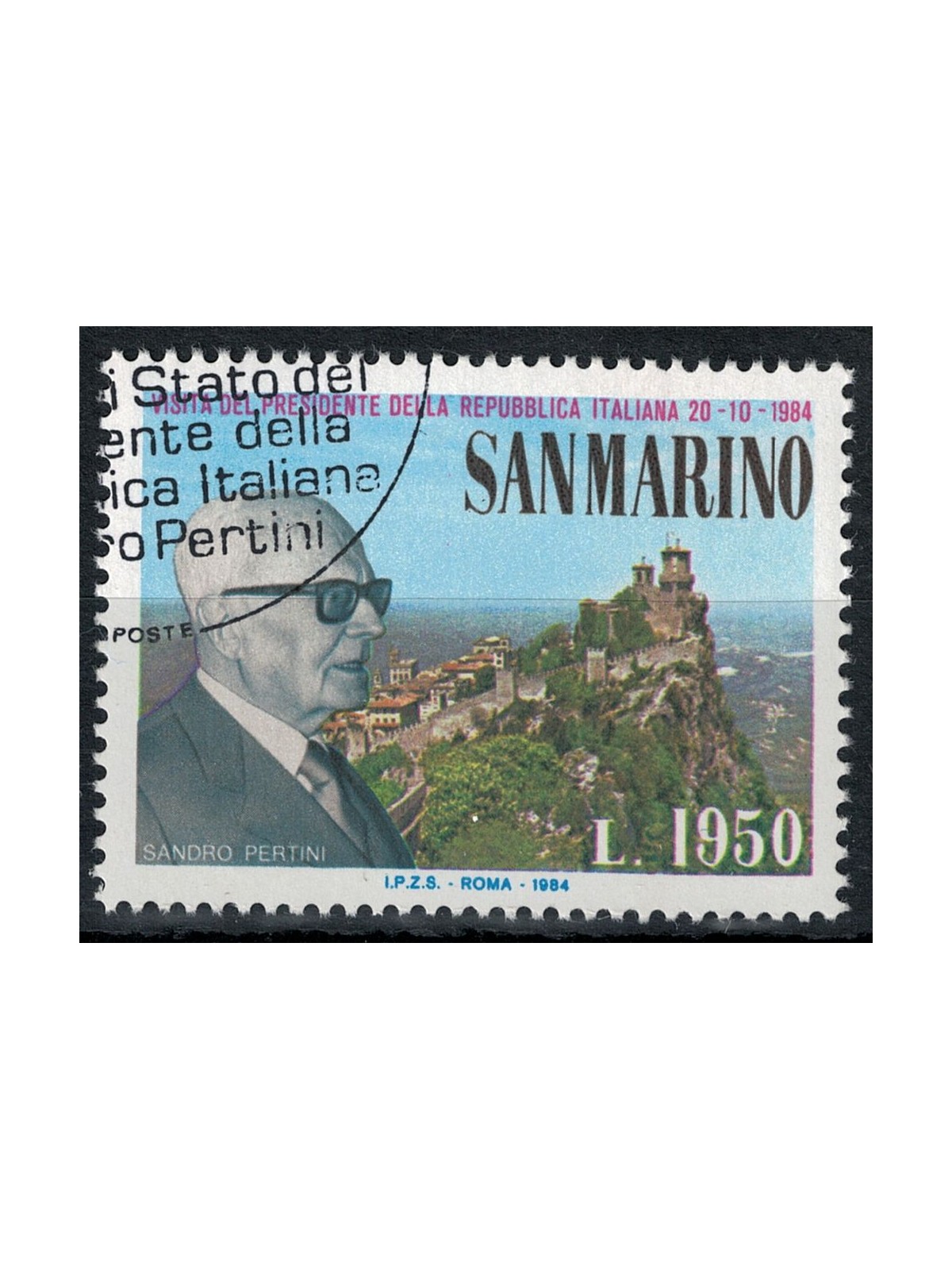 SAN MARINO 1984 Sandro Pertini us