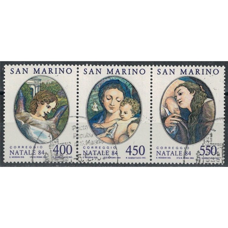SAN MARINO 1984 Christmas 3v us