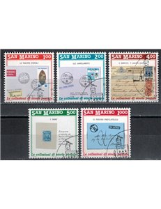 SAN MARINO 1989 Invito alla filatelia 5v us