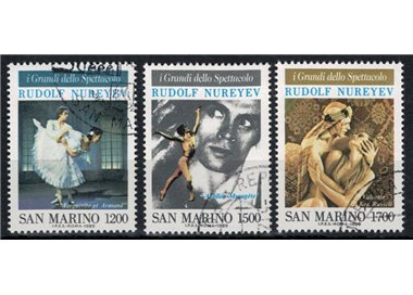 SAN MARINO 1989 I grandi dello spettacolo 3v us
