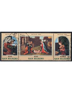 SAN MARINO 1989 Christmas 3v us