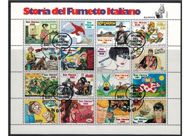 SAN MARINO 1997 Storia del fumetto italiano BF us