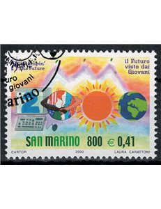SAN MARINO 2000 Il futuro dei francobolli us