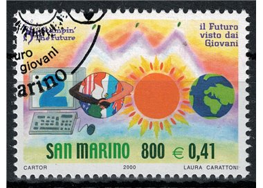SAN MARINO 2000 The future of US stamps