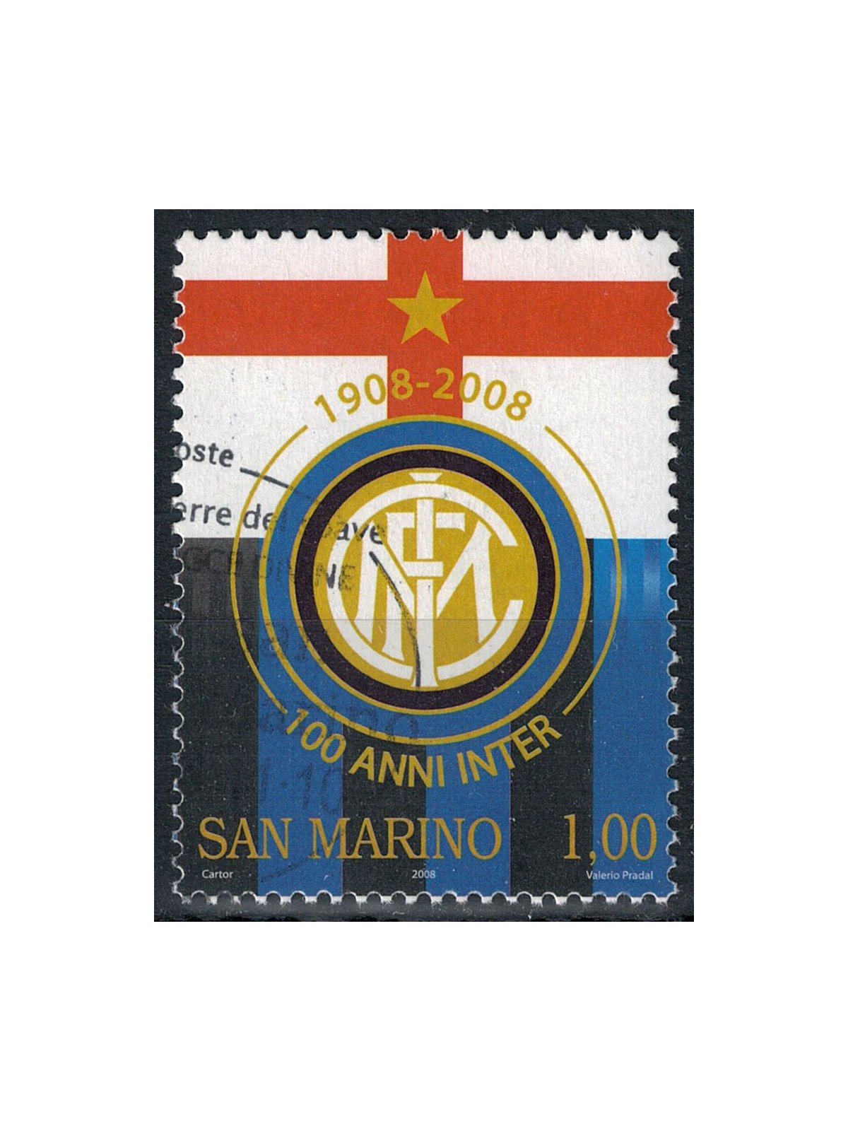 SAN MARINO 2008 Centenary of Inter us