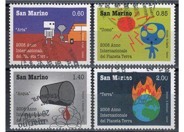 SAN MARINO 2008 Planet Earth 4v us