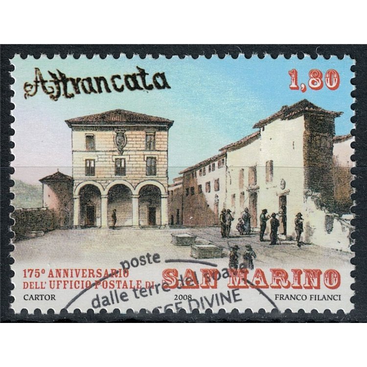 SAN MARINO 2008 Primo Ufficio Postale us