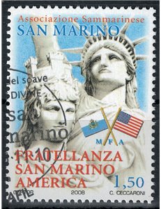 SAN MARINO 2008 Brotherhood San Marino America us