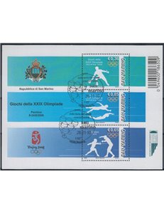 SAN MARINO 2008 Giochi Olimpici BF us