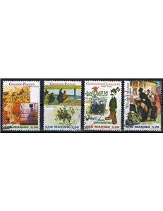 SAN MARINO 2008 Artists 4v us