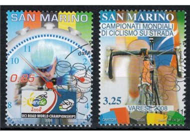 SAN MARINO 2008 Ciclismo su strada 2v us