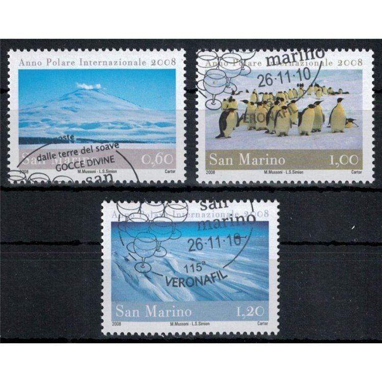 SAN MARINO 2008 Polar Year 3v us