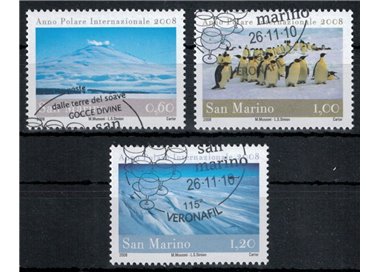 SAN MARINO 2008 Anno Polare 3v us