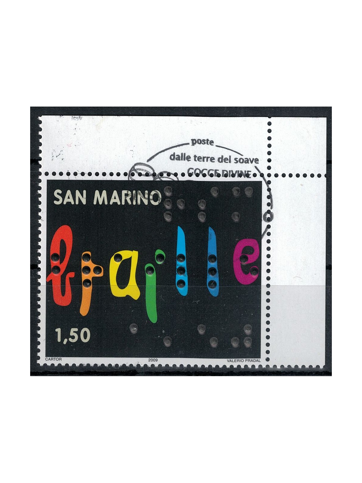 SAN MARINO 2009 Louis Braille us