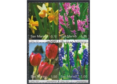 SAN MARINO 2010 Flowers 4v us
