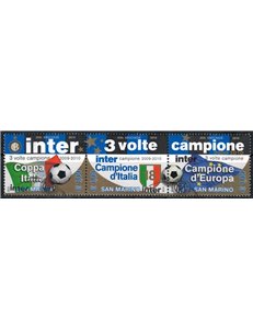 SAN MARINO 2010 Inter 3 volte campione 3v us